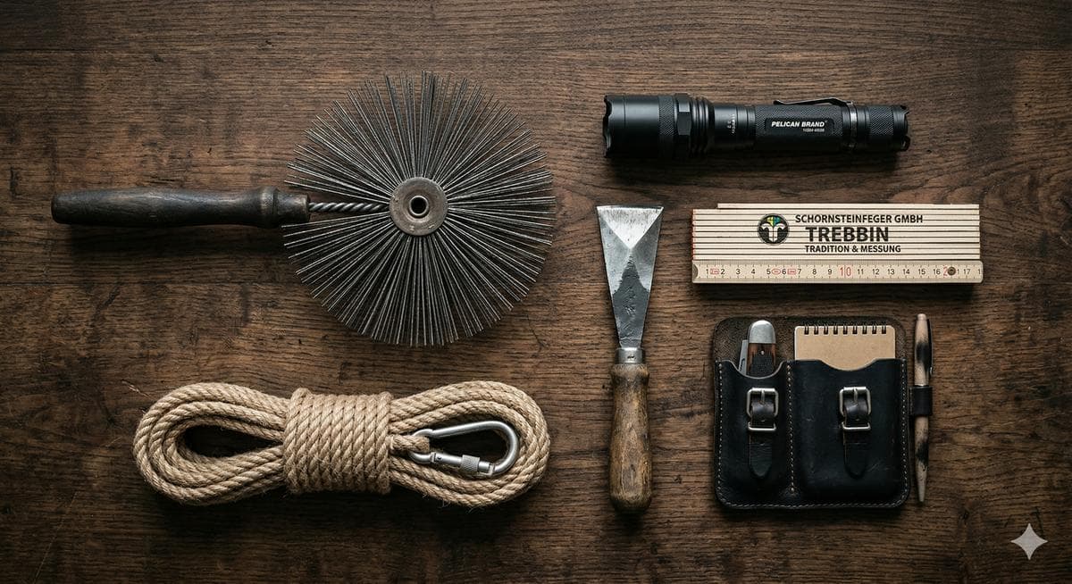 Werkzeug eines Schornsteinfegers